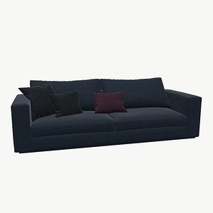 Leather Sofa 3D model