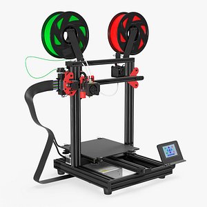 3D ABC Plastic 3D Printer Rigged
