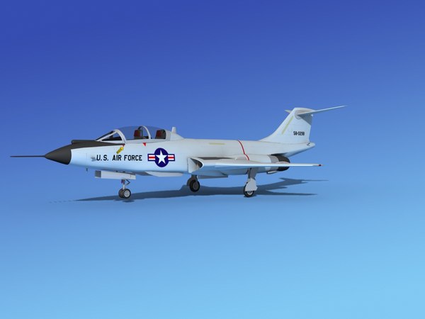 McDonnell F-101 Voodoo 3D Models For Download | TurboSquid