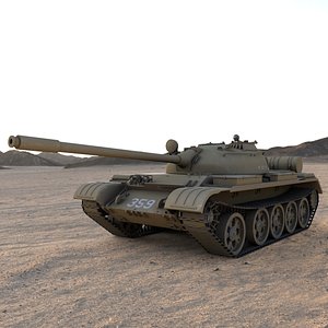 t55 tank 3D model