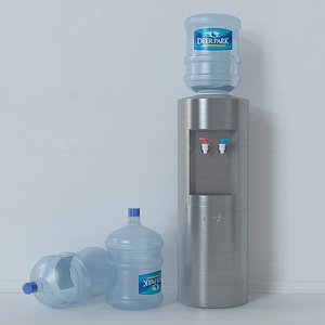 dispenser water 3d max