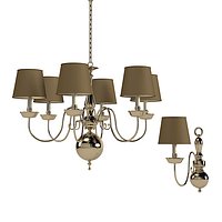 Visual comfort Chandelier traditional classic ball walllamp sconce shaded
