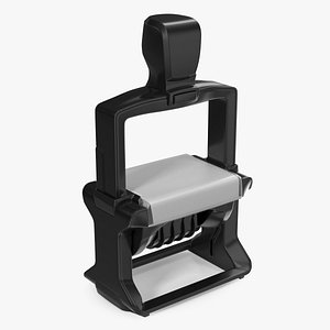 Trodat Professional 5480 Self Inking Date Stamp Black