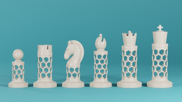 modelo 3d Piezas de ajedrez - TurboSquid 1696552