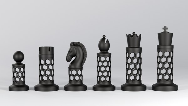 modelo 3d Piezas de ajedrez - TurboSquid 1696552