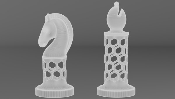 modelo 3d Piezas de ajedrez - TurboSquid 1696552