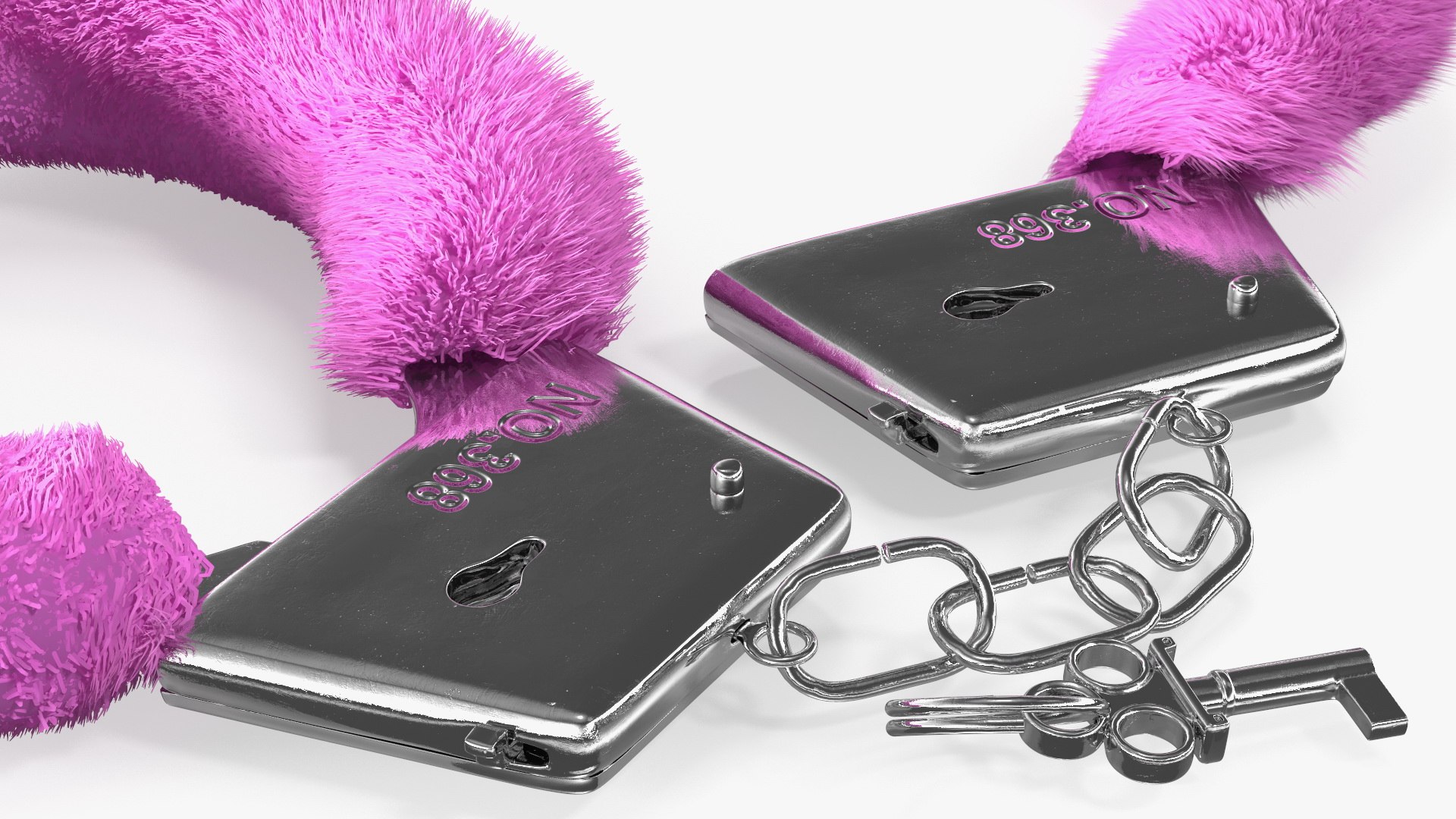 Pink Handcuffs Hand Cuffs 3D - TurboSquid 1699091
