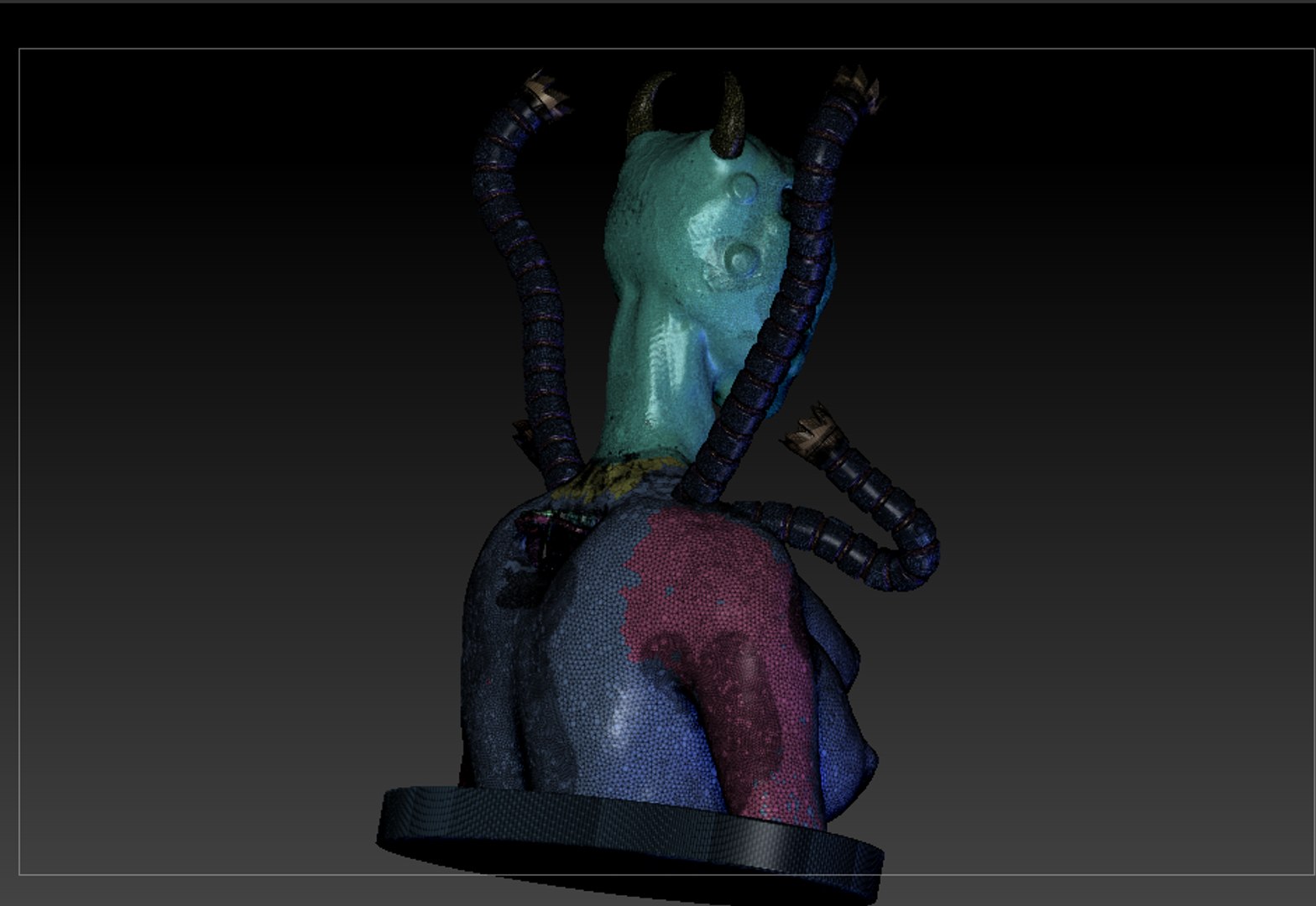 3D Alien Bionic Model - TurboSquid 1510394