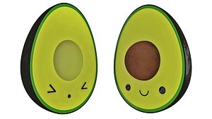 Avocado Toon Half
