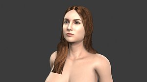 3D character rigged unreal