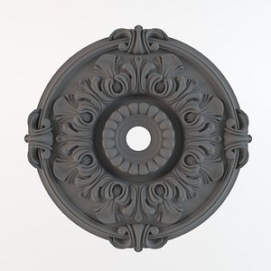 ceiling rosette 3d model