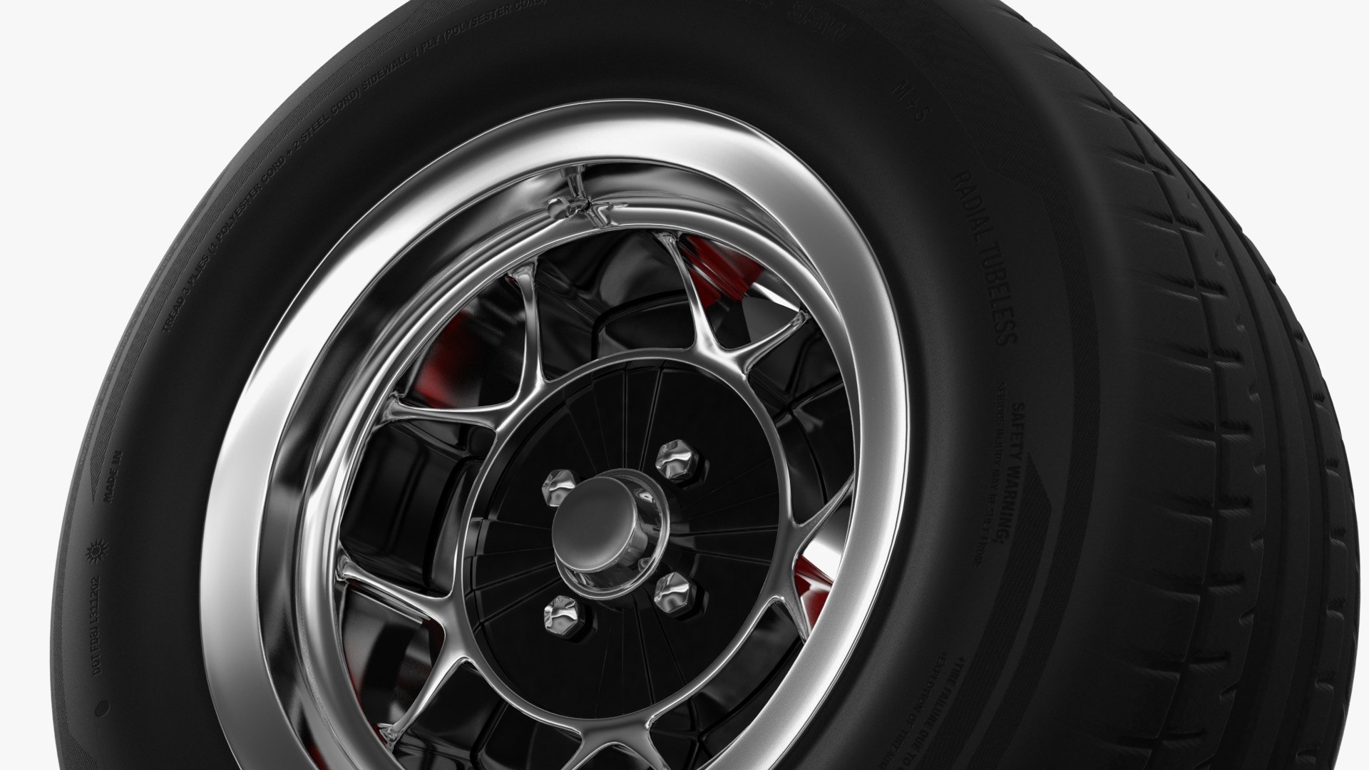 Classic Car Rim 3D Model - TurboSquid 1917151