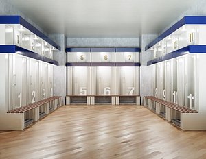 Sports Change Locker Room