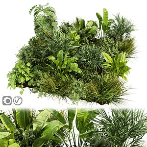 3D Collection plant vol 394 - outdoor - garden - leaf - blender - 3dmax - cinema 4d