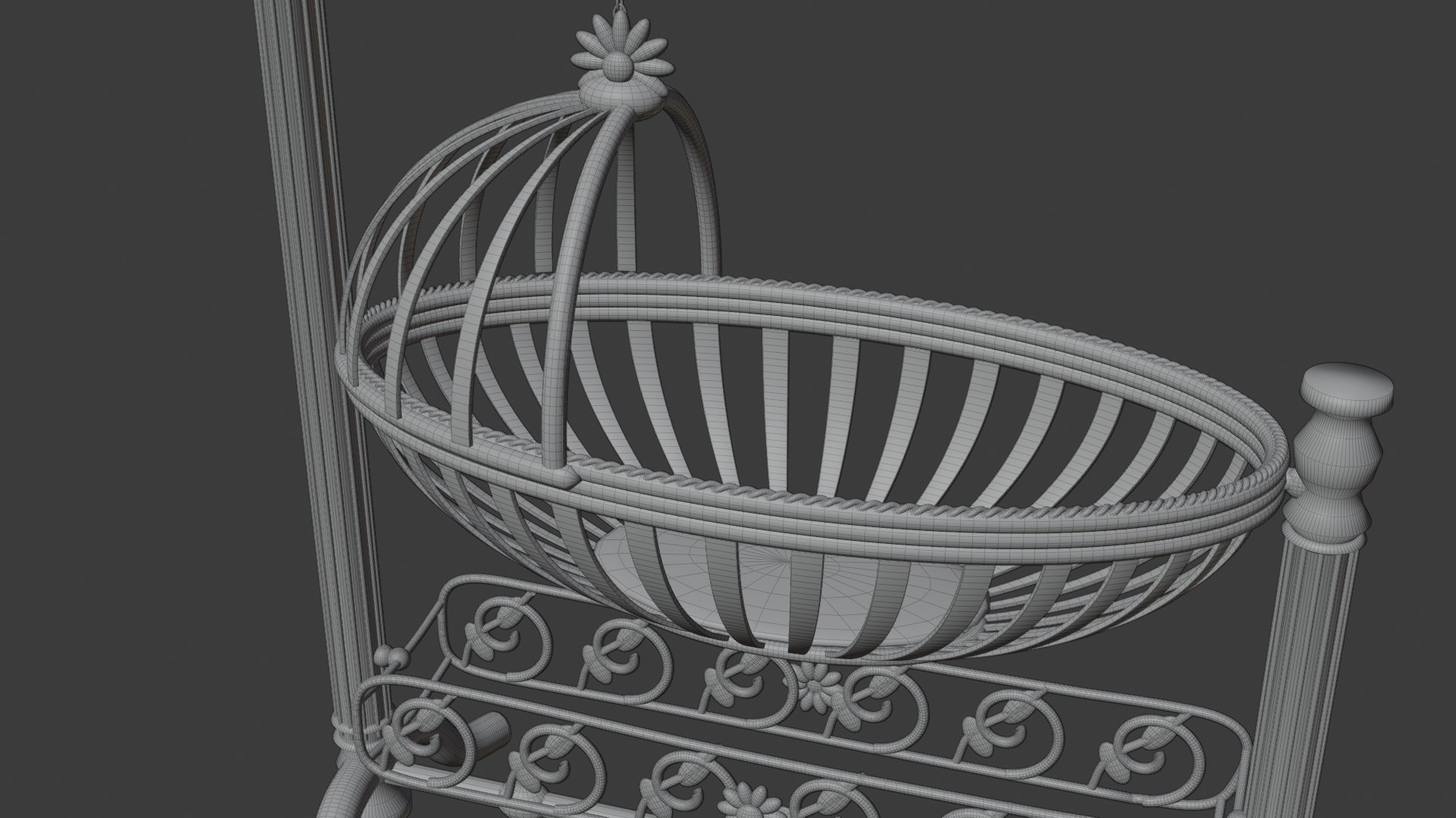 3D model Golden Baby Cradle https://p.turbosquid.com/ts-thumb/Hb/cgSsQm/z8/wire2/png/1791074720/1920x1080/fit_q87/d3dfb166ad33cea1cfd80a3ef4718190dc8bc270/wire2.jpg