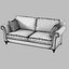 Ferguson & Copeland Edwardian u 09-03 Sofa
