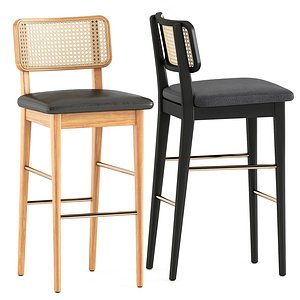 Cane high Stool