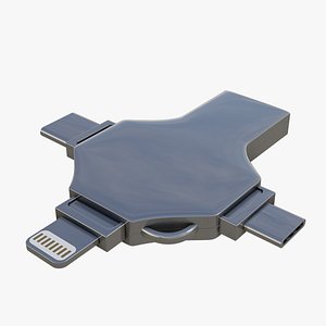 Multi USB Flash Drive 3D model