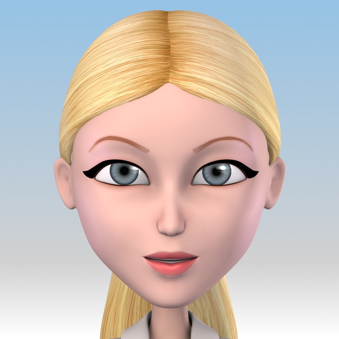 3D Rendering Karla Hair Blonde #4 Graphic by grbrenders · Creative Fabrica