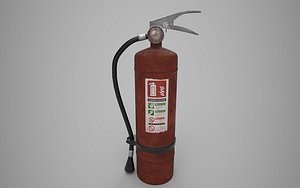 3D fire extinguisher model