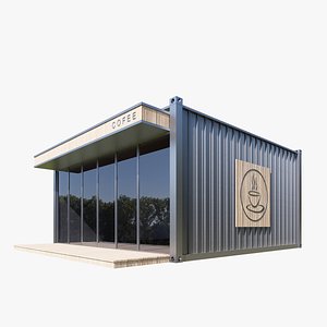 3D coffee shop model