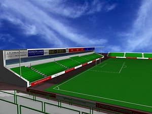 ground pitch 3d model