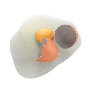3D egg food