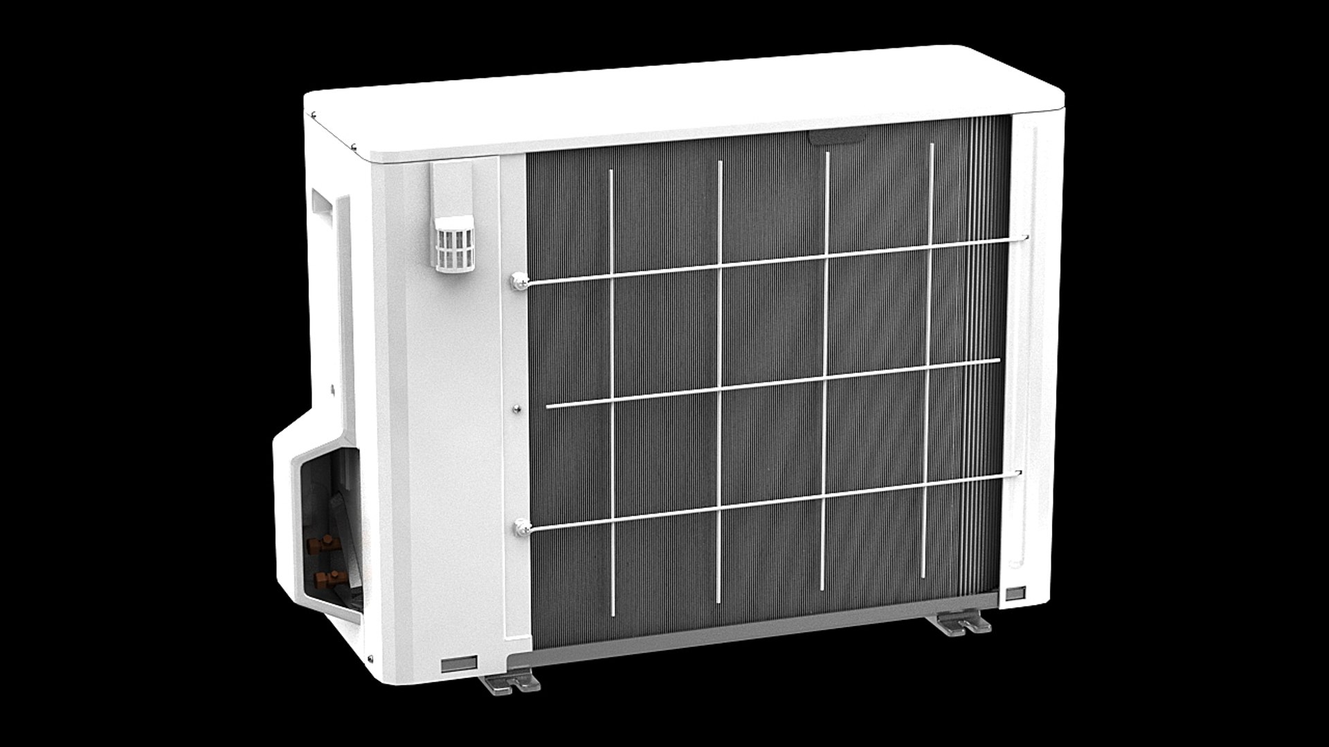 3d model mitsushito air conditioner block