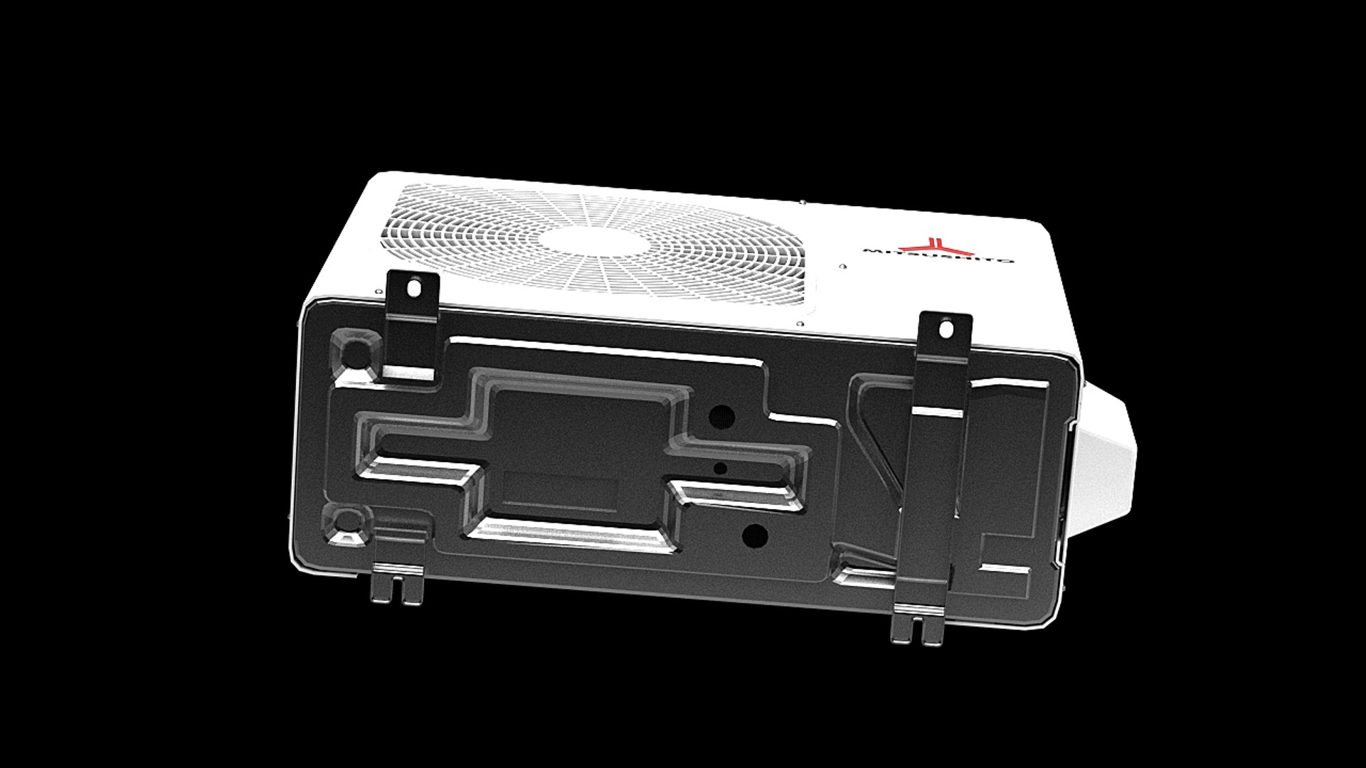 3d model mitsushito air conditioner block