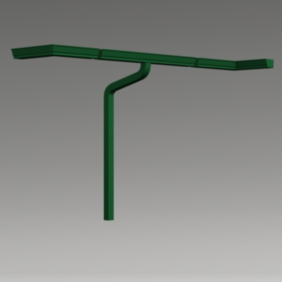 3d Gutter Pipe Model