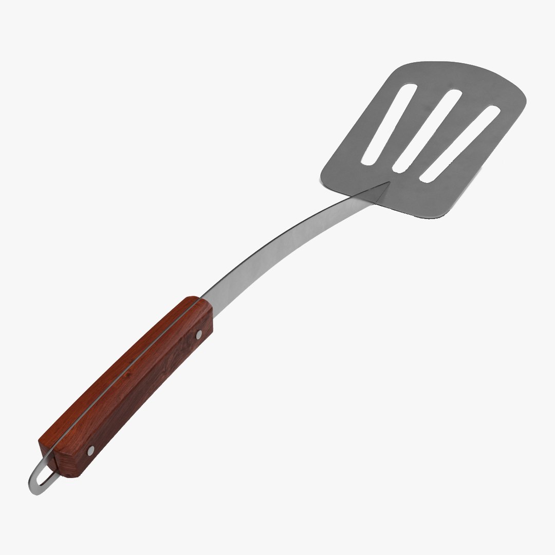Grilling Spatula 3D Model 3D model preview