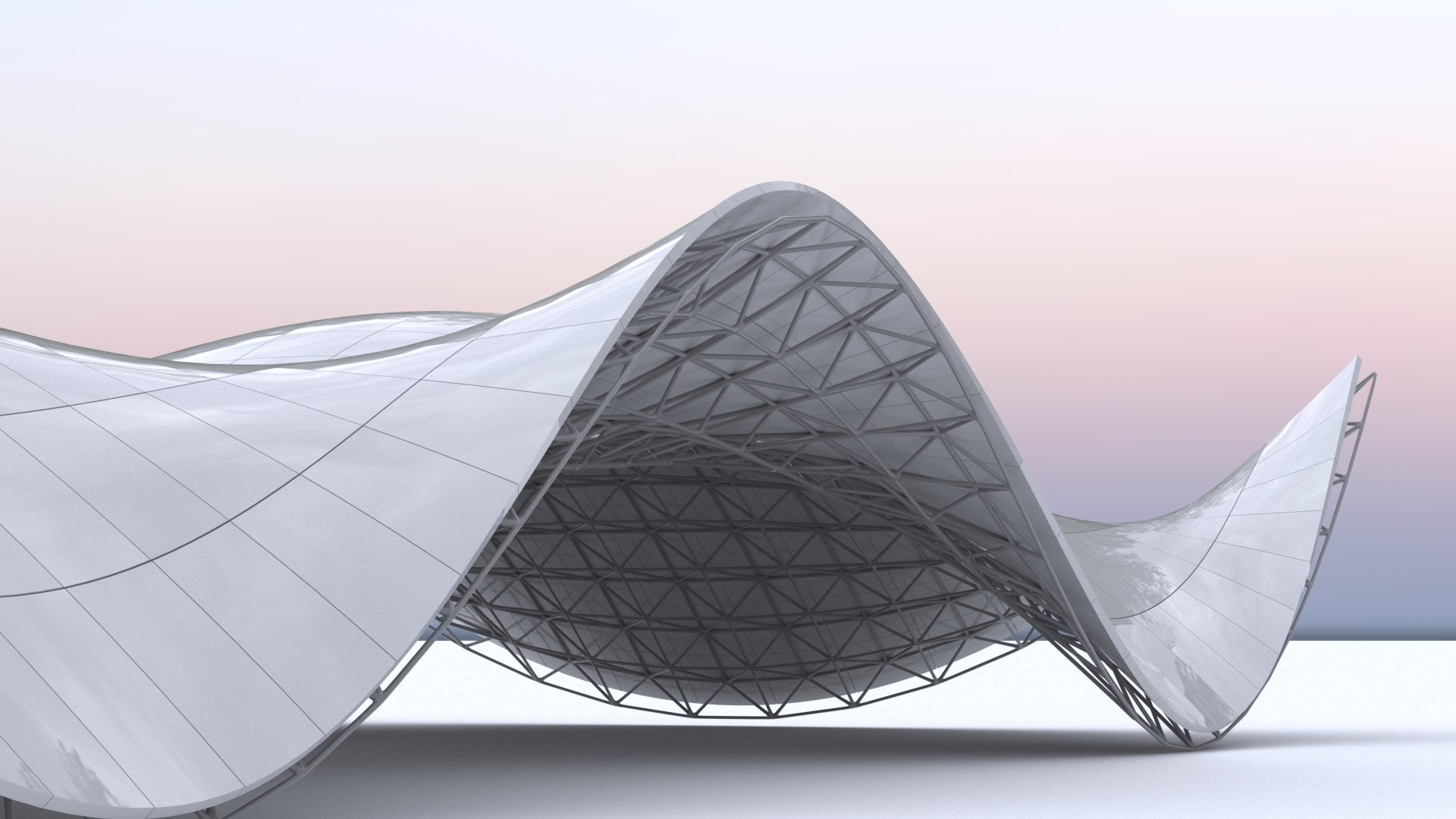 3D Wavy Truss Structure https://p.turbosquid.com/ts-thumb/Hc/A4UNFu/V4/1/jpg/1743571549/1920x1080/fit_q87/659ff7b3b73accbfe1f1acc48cf951ed4cf84df0/1.jpg