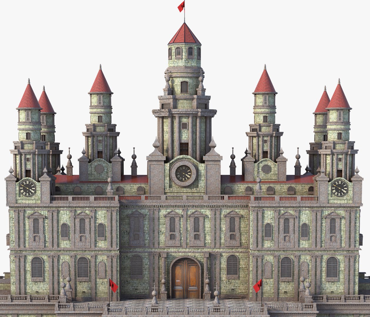 3D Castle Medieval Model - TurboSquid 1383920
