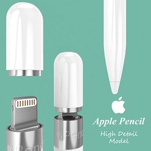 3d model apple pencil