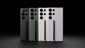 3D Samsung Galaxy S23 Ultra in Official Design model