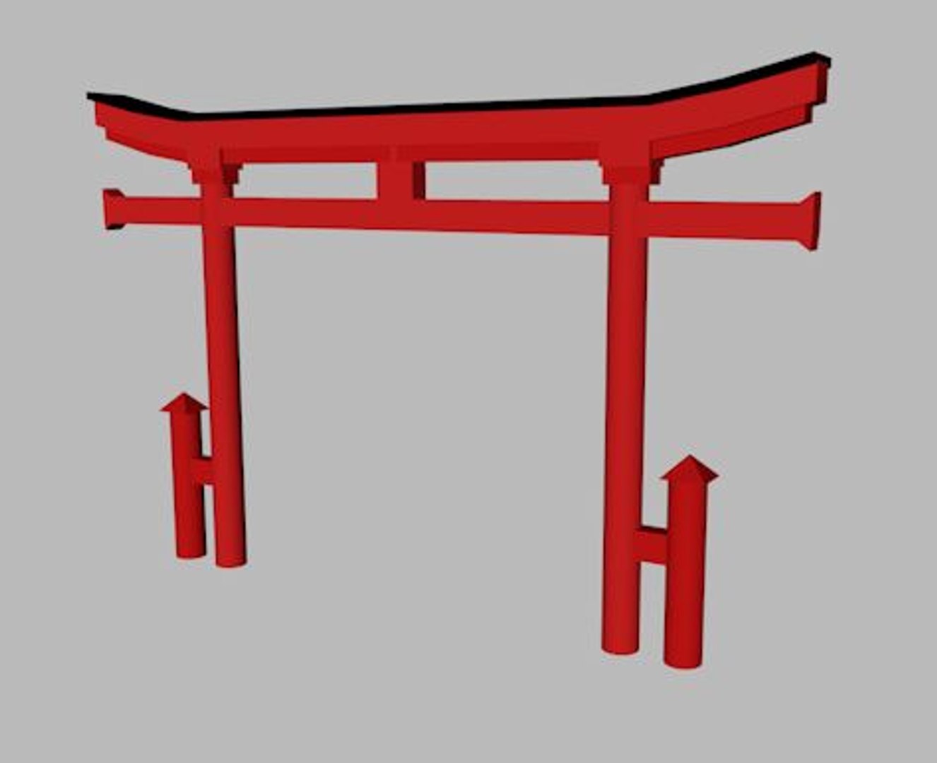 6 Japanese Arch Known 3D - TurboSquid 1152176