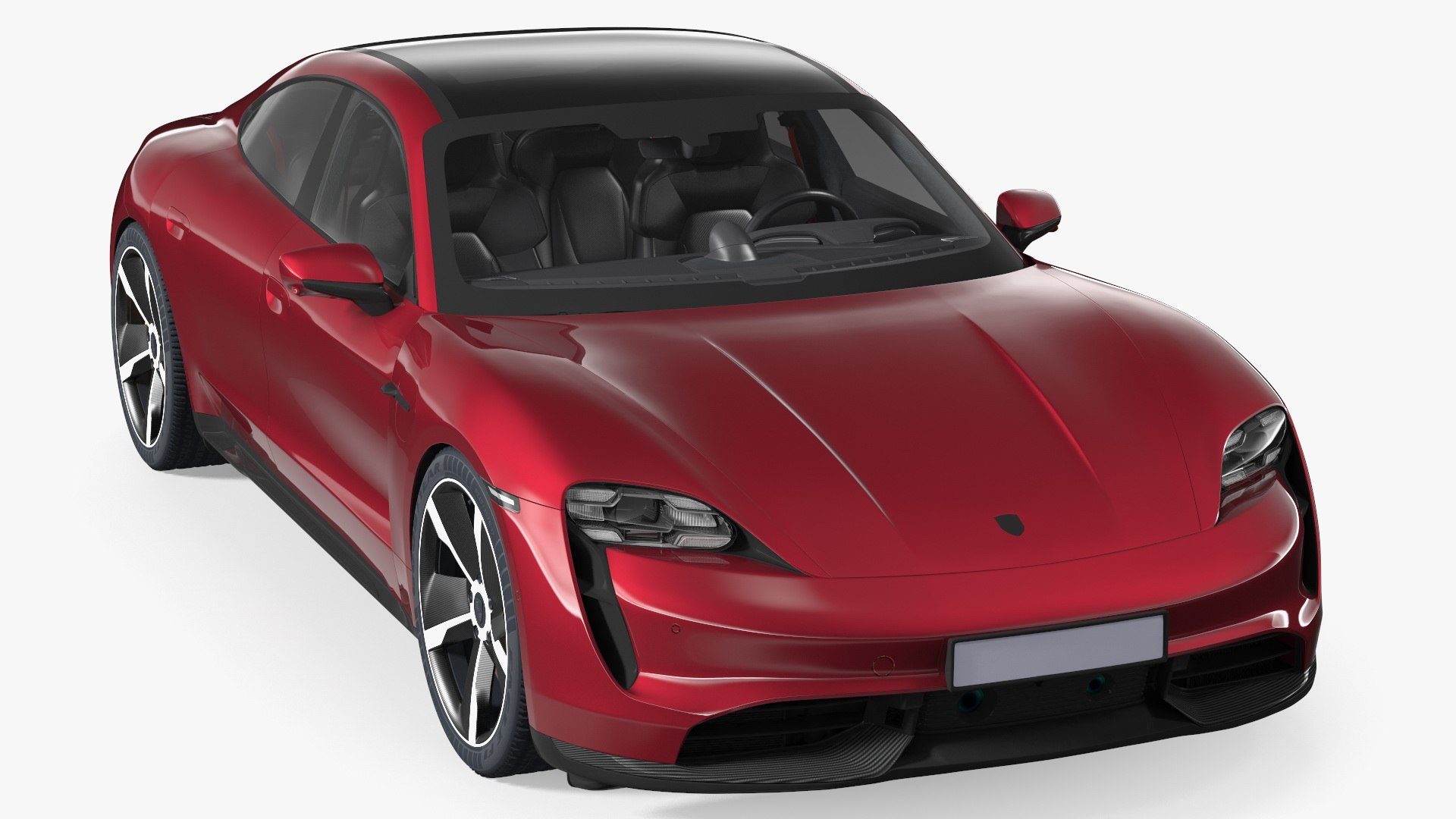 Generic Electric Sport Car Cherry 3D model preview
