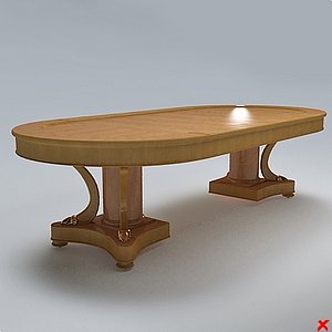3d model table dining