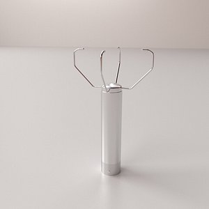 3D model ultrasonic anemometer 2d