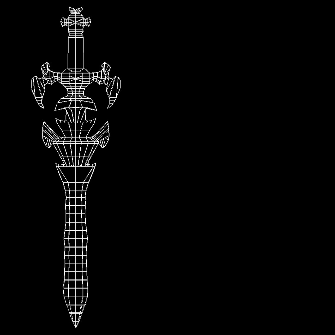 3d grave chill - sword model