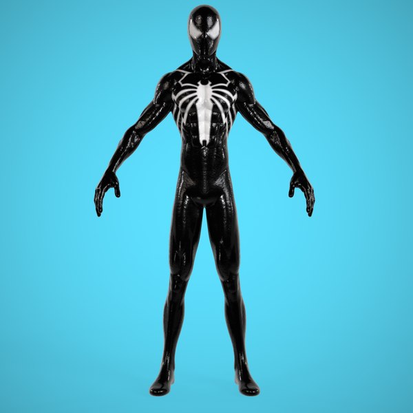 マーベル スパイダーマン 2 シンビオート スーツ3Dモデル マーベル スパイダーマン 2 シンビオート スーツ3Dモデル
