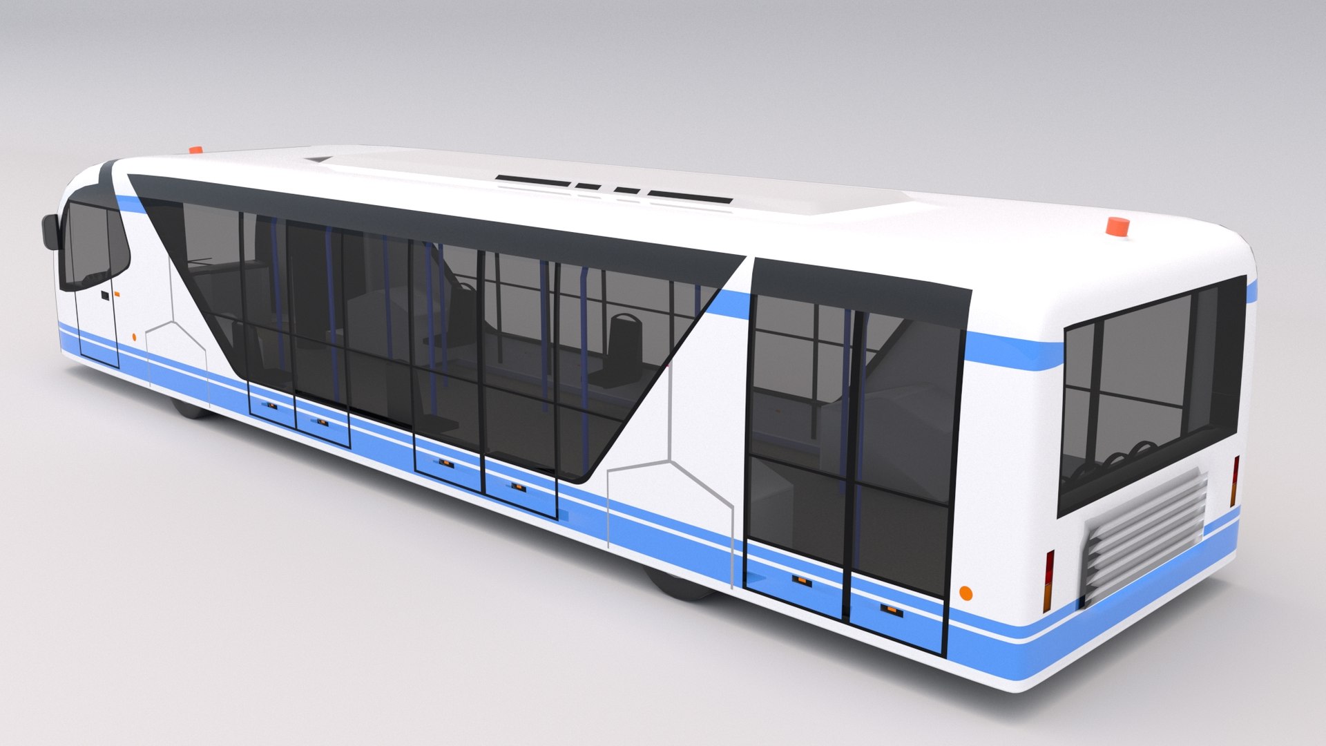 Airport Bus 3D Model - TurboSquid 1530628