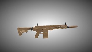 Rifle Model 3D model