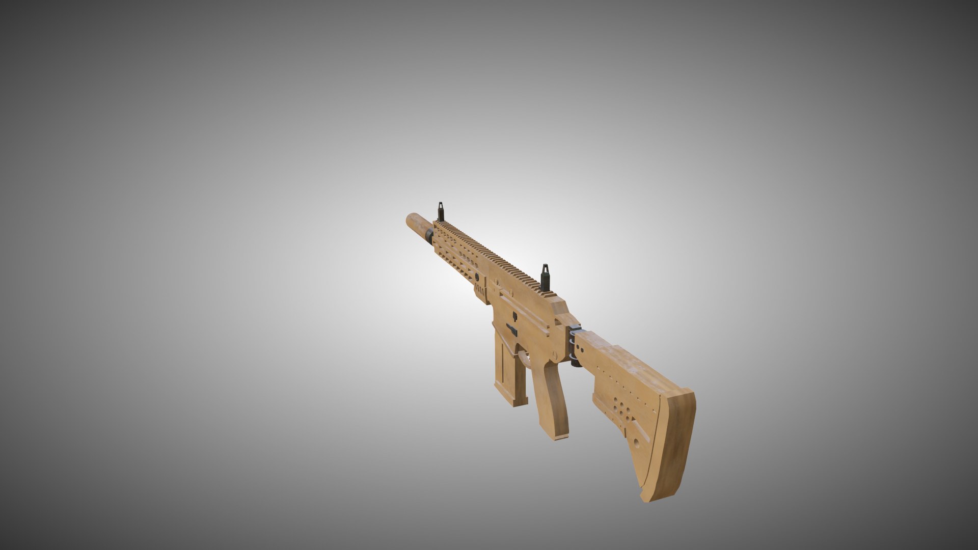Rifle Model 3D Model - TurboSquid 2272955
