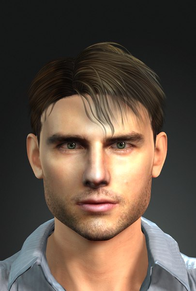 3D character design actor tom model