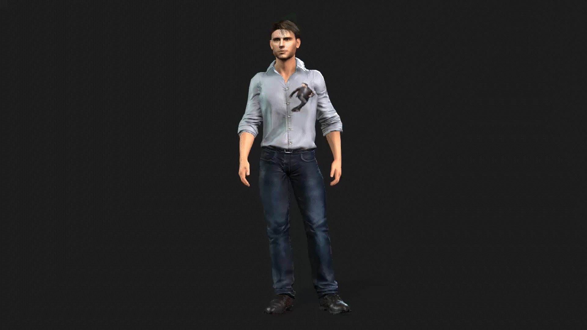 3D Character Design Actor Tom Model - TurboSquid 1536881