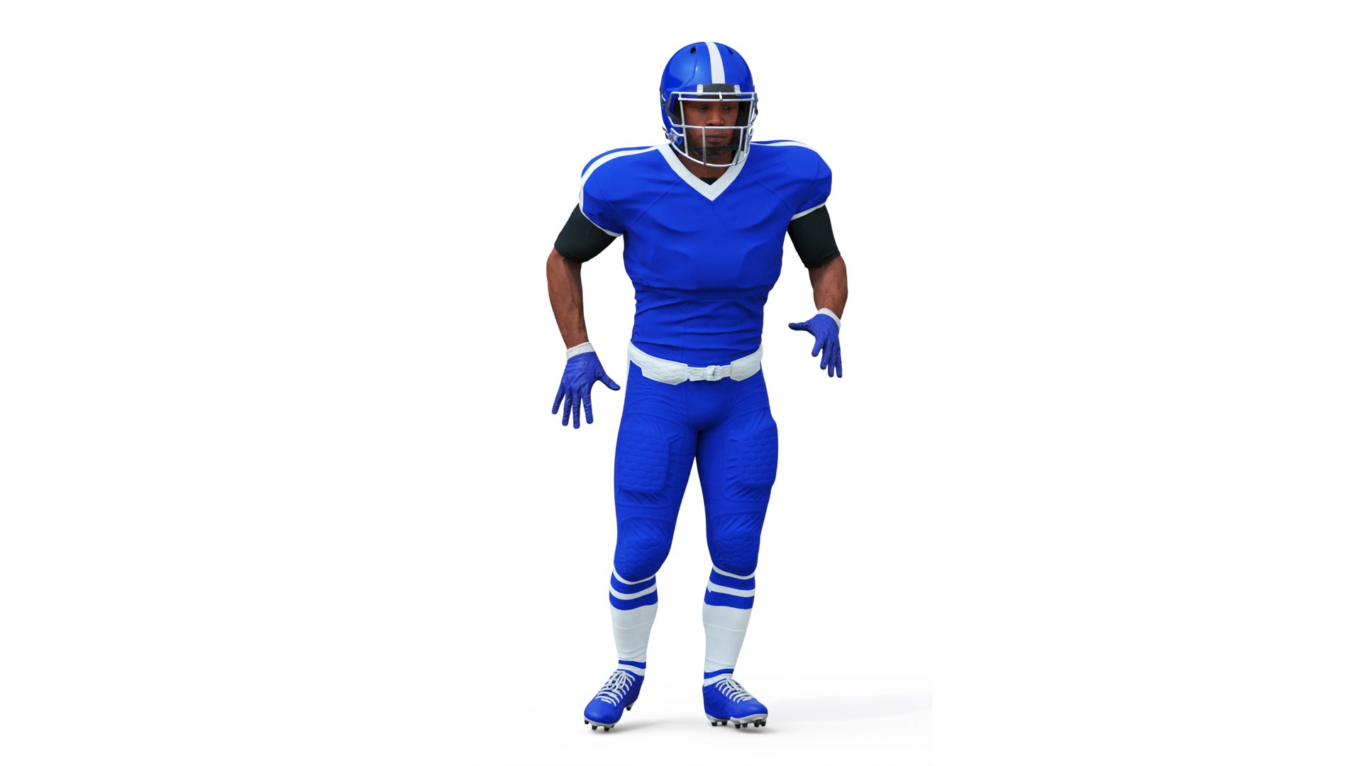 3D Blue Uniform Black Man Football Player Rigged for Maya model https://p.turbosquid.com/ts-thumb/Hc/nD1mN4/EL/blueuniformblackmanfootballplayerriggedformaya3dmodel001/jpg/1715959890/1920x1080/fit_q87/9eb1dbb92fa05fc9fd2ccce01e0b5bb89ceef4b9/blueuniformblackmanfootballplayerriggedformaya3dmodel001.jpg