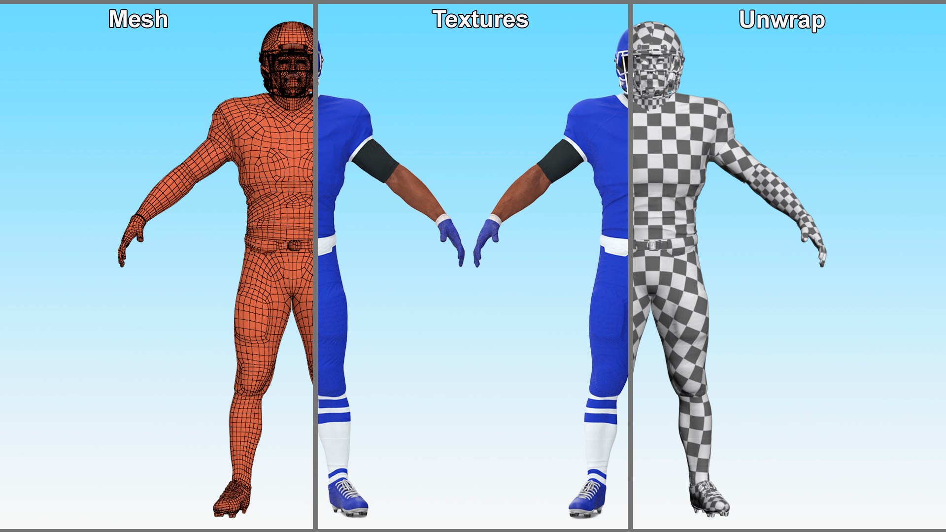 3D Blue Uniform Black Man Football Player Rigged for Maya model https://p.turbosquid.com/ts-thumb/Hc/nD1mN4/dN/blue_uniform_black_man_football_player_rigged_018/jpg/1716023145/1920x1080/fit_q87/f3bf913e0f52145e09e5b8aebfcf2939af5a21c2/blue_uniform_black_man_football_player_rigged_018.jpg