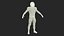 Blue Uniform Black Man Football Player Rigged for Maya