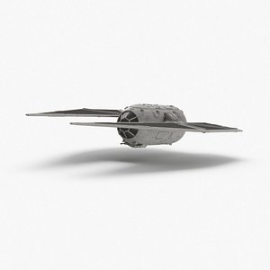 star wars tie striker 3D model